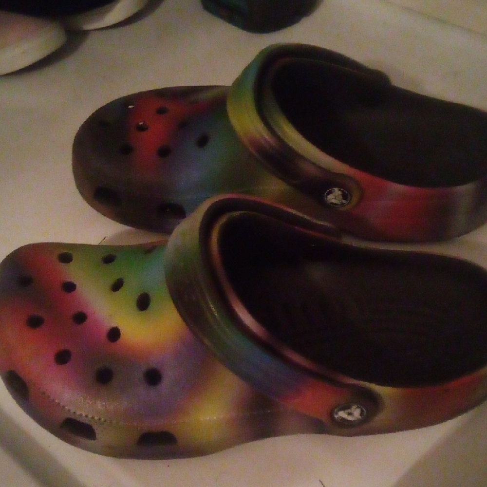 CROCS Kids Rainbow Clogs